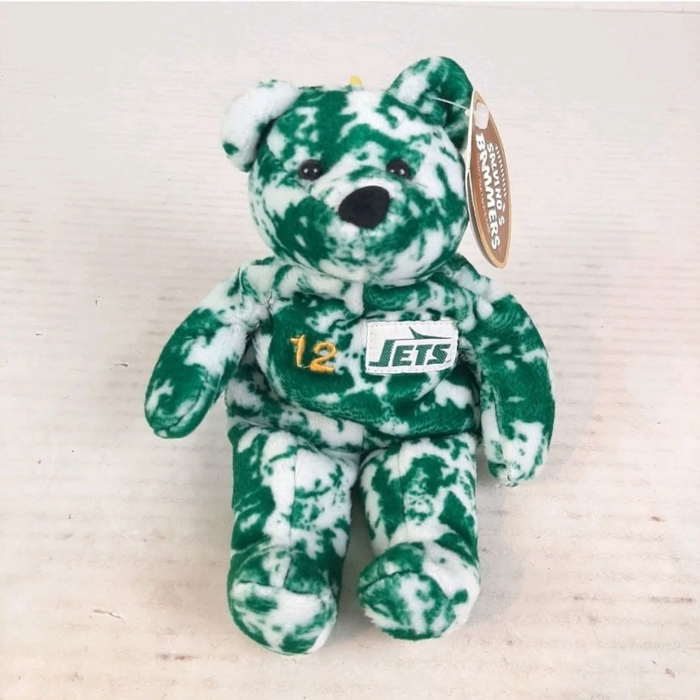 🔥Joe Namath New York Jets #12 Beanie Bear Salvino's Bammers NFL Plush p6